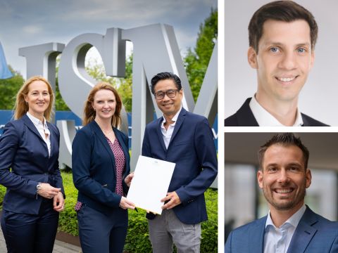 Anja Bergmann, Prof. Dr. Gerrit Lietz und Prof. Dr. Oliver Vogler freuen sich auf ihre neuen Aufgaben.